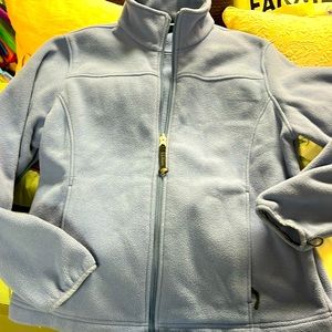 Women’s L.L. Bean size medium jacket, blue fleece zip up